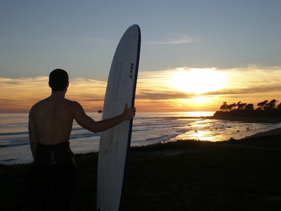 SurfboardSunset1