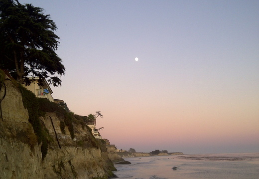 Santa Barbara beach at sunset 001